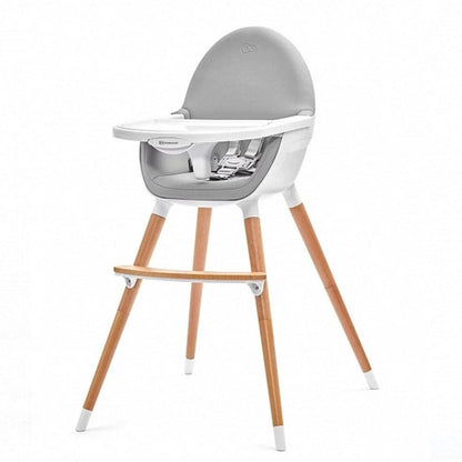 KINDERKRAFT Sillas de comer Silla De Comer Fini 2 en 1 Gris KKKFINIGR