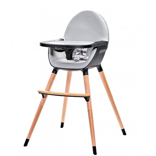 KINDERKRAFT Sillas de comer Silla De Comer Fini 2 en 1 Negra KKKFINIBL
