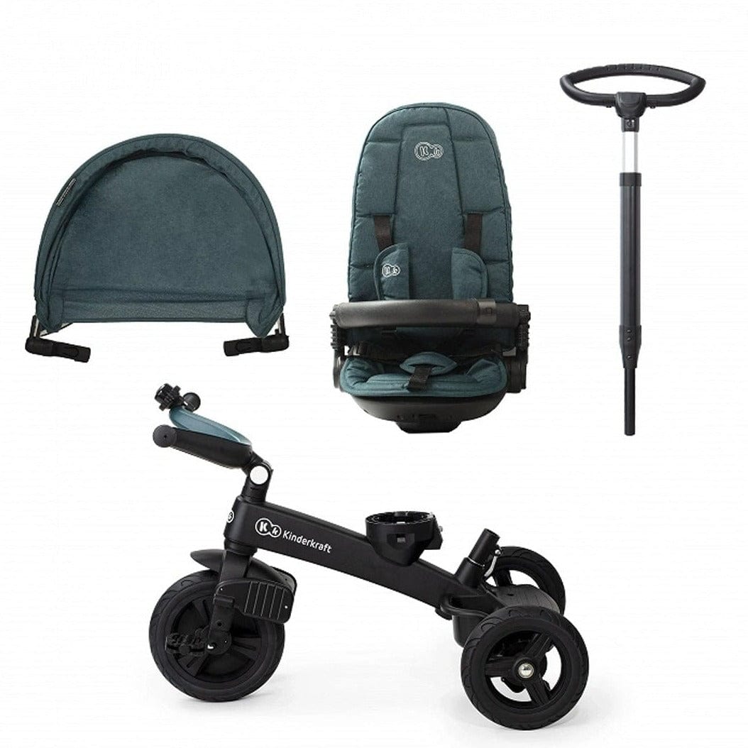 KINDERKRAFT Triciclos Triciclo EASYTWIST Green - Kinderkraft KKRETWIGRE