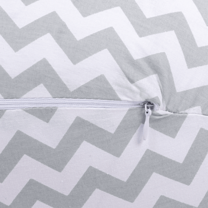 KISSENBAG Lactancia Cojín Multifuncional Zigzag Gris KISSENZIGZAGGRIS