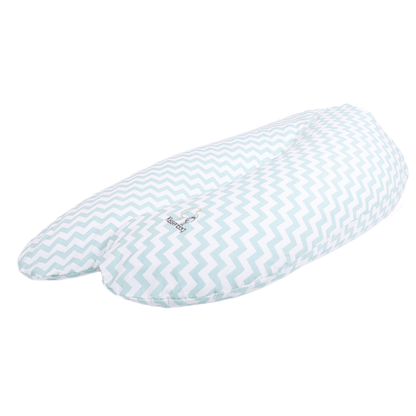 KISSENBAG Lactancia Cojín Multifuncional ZigZag Menta KISSENZIGZAGMENTA