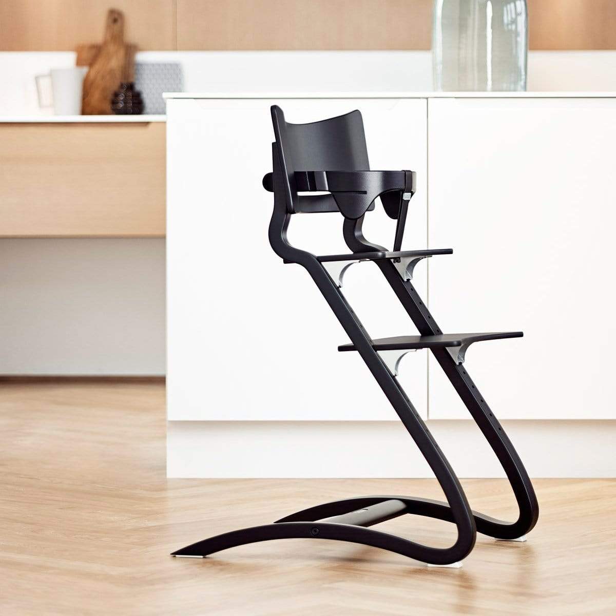 LEANDER Sillas de comer Barra de Seguridad para Silla de Comer Negra - Leander