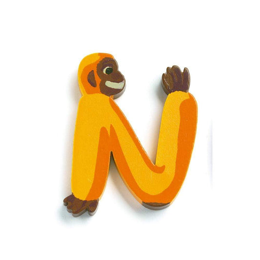 Little Big Room Decoración Letras de Animales "N" DD04853