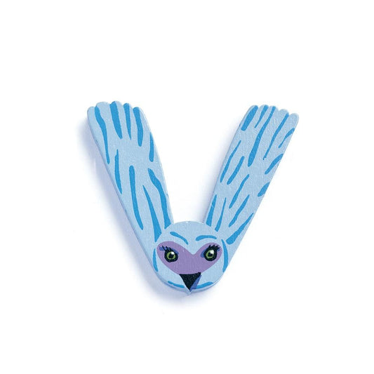 Little Big Room Decoración Letras de Animales "V" DD04861