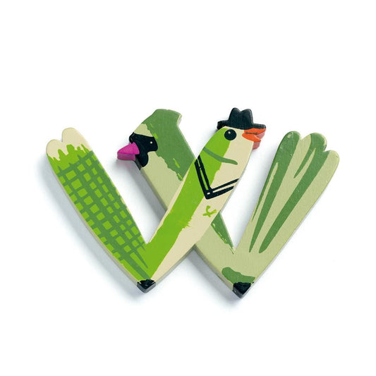 Little Big Room Decoración Letras de Animales "W" DD04862