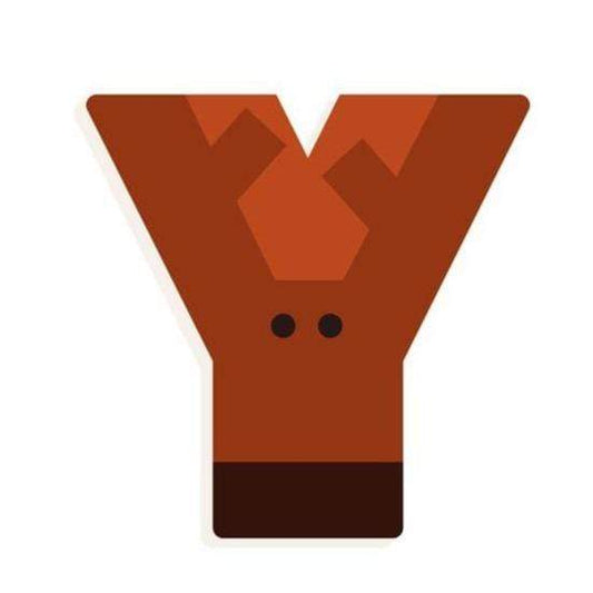 Little Big Room Decoración Letras de madera decorativa "Y" DD04984