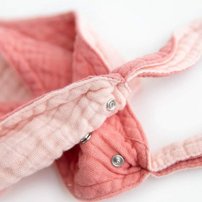 LITTLE UNICORN Accesorios bebé Babero reversible Bandana Muselina - Rose Petal UF0516