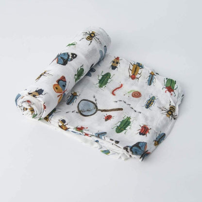 LITTLE UNICORN Accesorios bebé Manta Deluxe Swaddle Muselina - Insectos UB0526