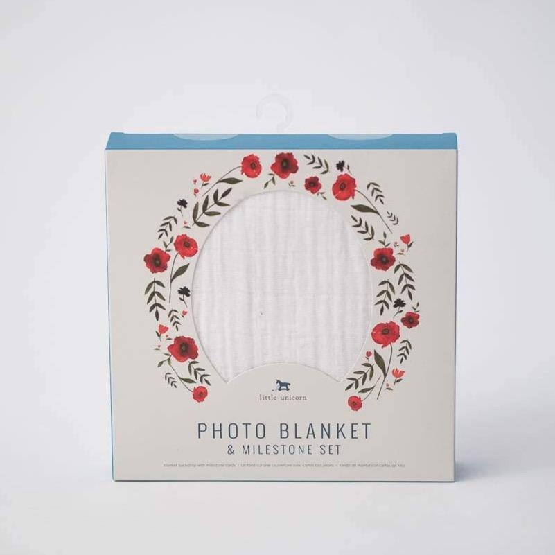 LITTLE UNICORN Accesorios bebé Manta fotográfica - Summer Poppy UB2000