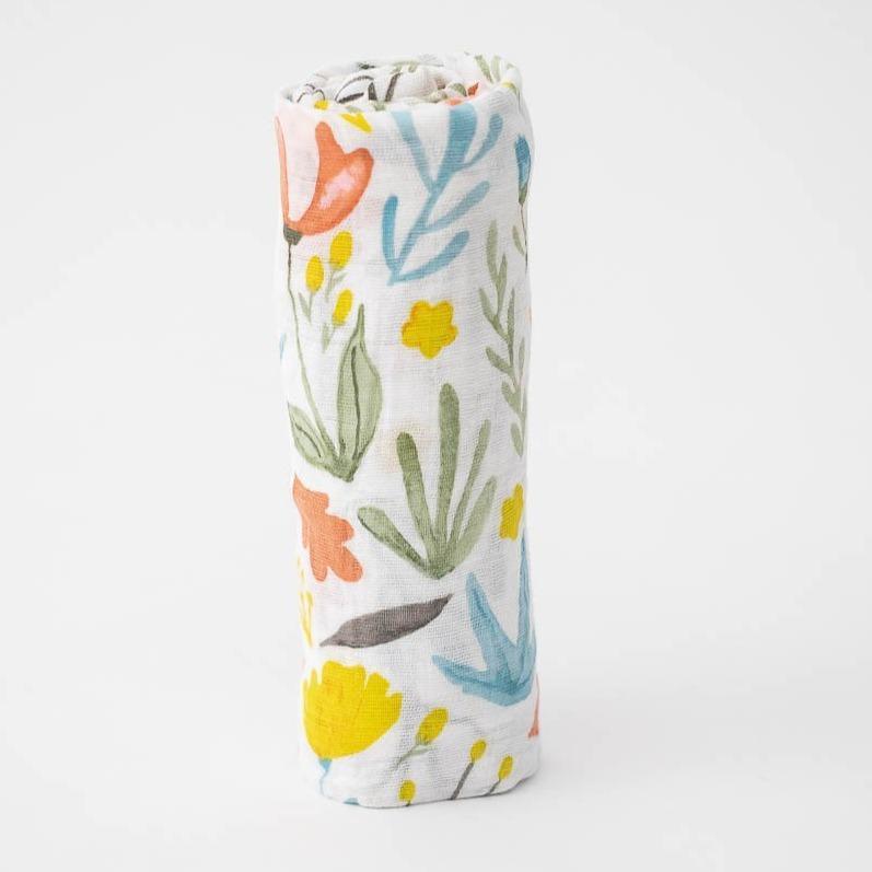 LITTLE UNICORN Accesorios bebé Tuto Swaddle Muselina - Meadow UB01A8