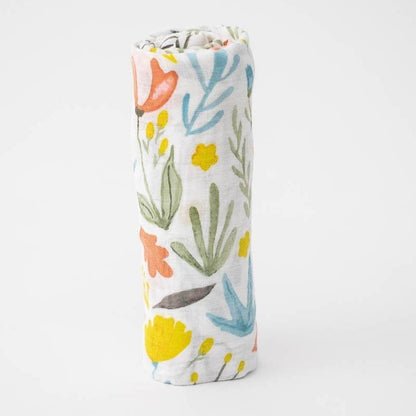 LITTLE UNICORN Accesorios bebé Tuto Swaddle Muselina - Meadow UB01A8