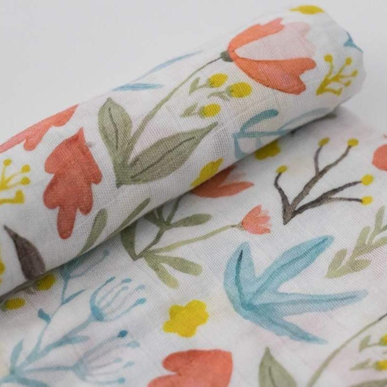 LITTLE UNICORN Accesorios bebé Tuto Swaddle Muselina - Meadow UB01A8