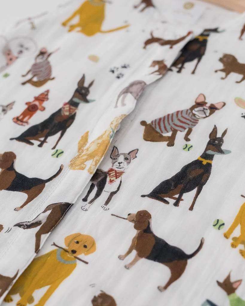 LITTLE UNICORN Decoración Saco de dormir de Muselina Mediano - Woof UC0113M