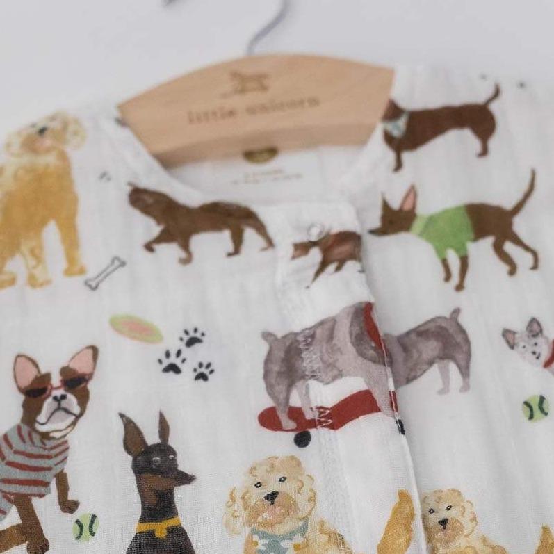 LITTLE UNICORN Decoración Saco de dormir de Muselina Mediano - Woof UC0113M