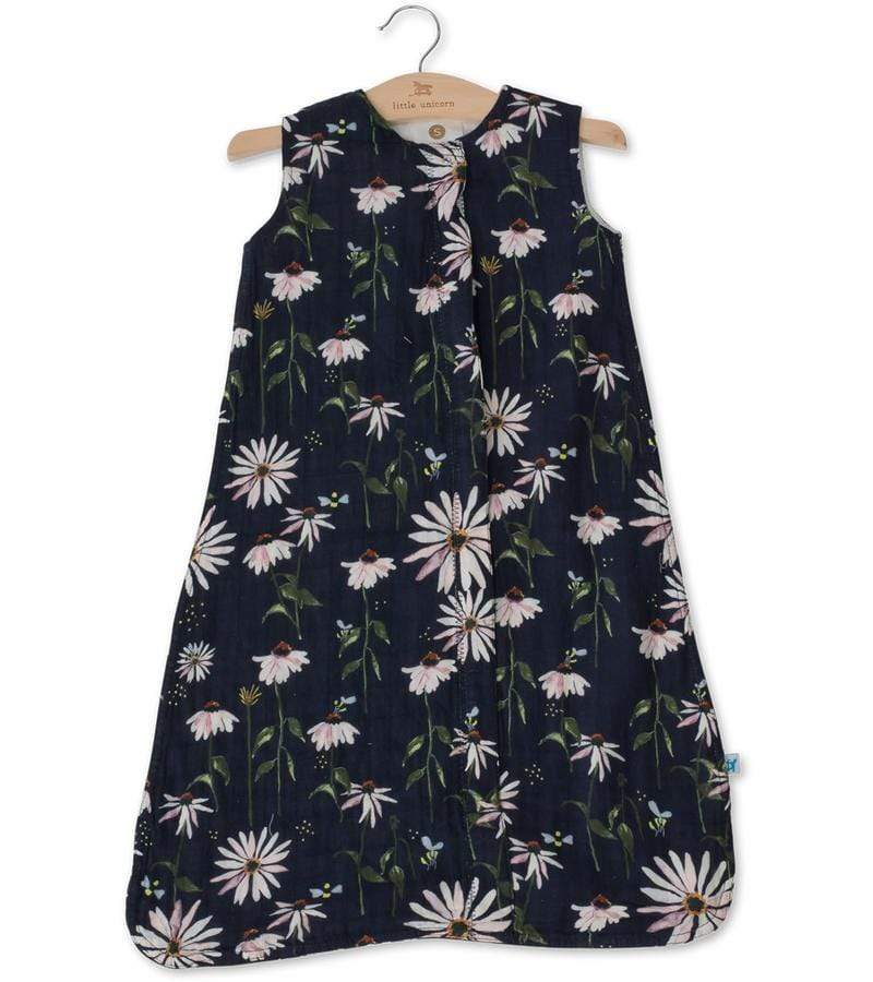 LITTLE UNICORN Decoración Saco de dormir de Muselina Small - Dark Coneflower UC0016S