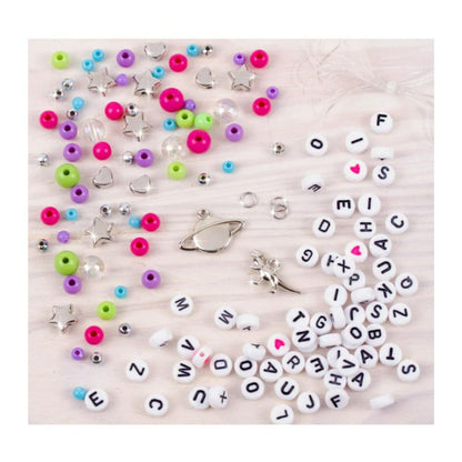 MAKE IT REAL Arte y Manualidades Arma Pulseras con dijes de bloques y rocas MIR1205