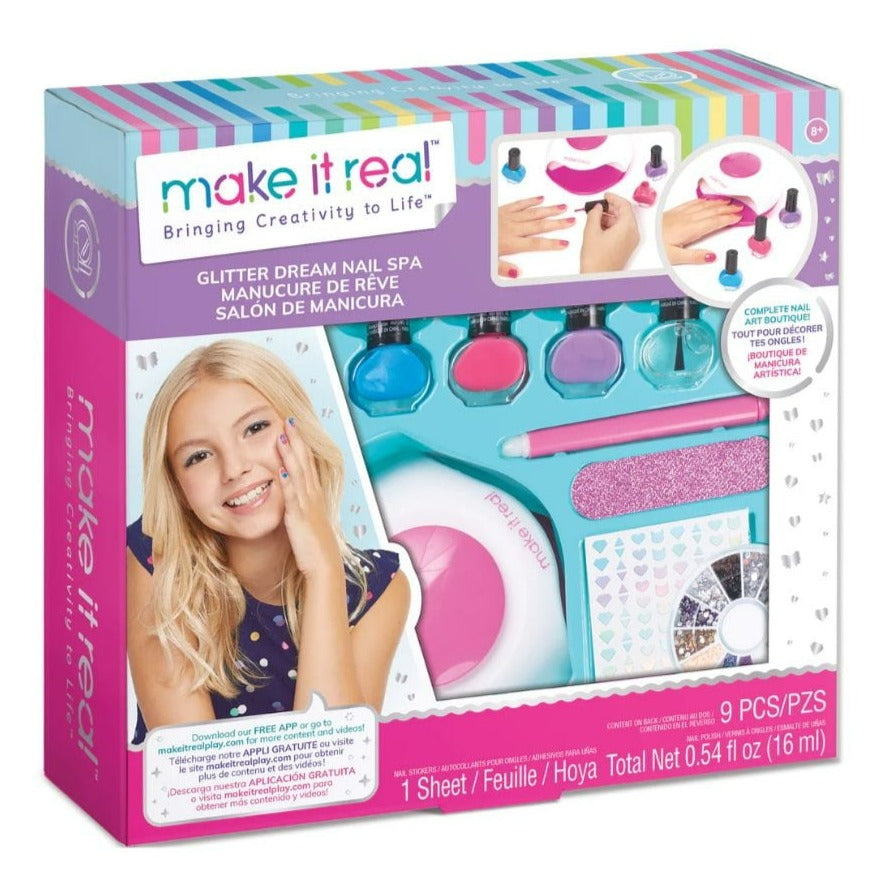 MAKE IT REAL Juegos de roles Set de Spa Brillo de Uñas MIR2462
