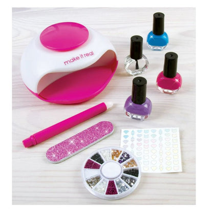 MAKE IT REAL Juegos de roles Set de Spa Brillo de Uñas MIR2462