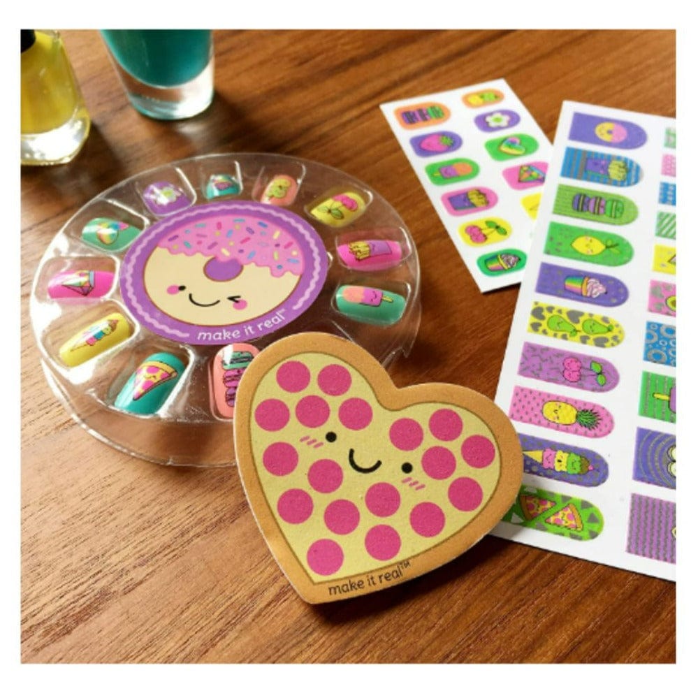MAKE IT REAL Juegos de roles Set para Uñas con Purpurina MIR2306