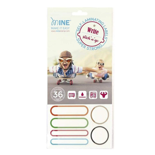 Mine Accesorios para Ropa Etiquetas Laminadas para Accesorios (36 unidades) 70046