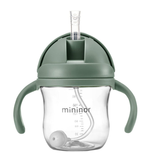 MININOR Alimentación Vaso Con Bombilla Minior 220ml verde MN150