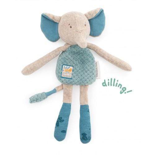 MOULIN ROTY Accesorios bebé Doudou Sonajero Elefante Baobab 669024