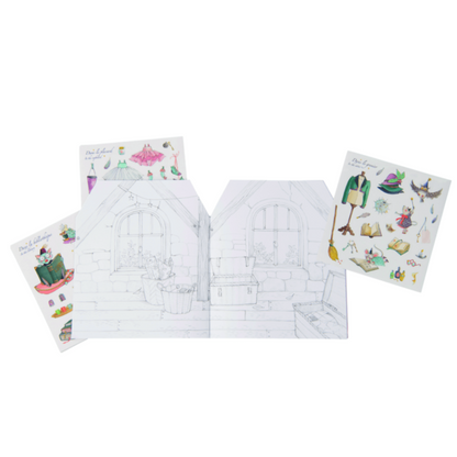 MOULIN ROTY Arte y Manualidades Cuaderno de pegatinas "Érase una vez" 711377