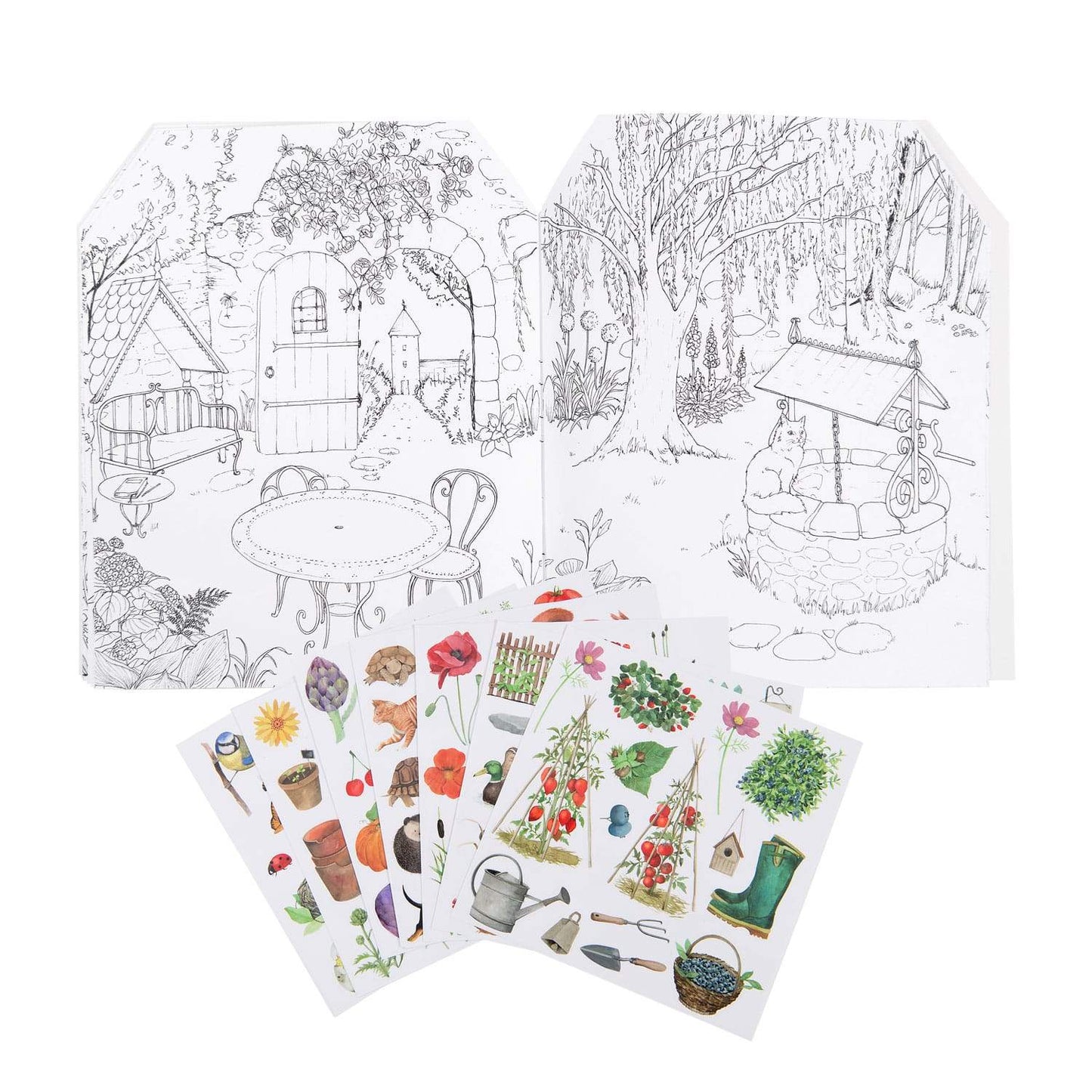 MOULIN ROTY Cuaderno De Pegatinas El Jardinero 712604