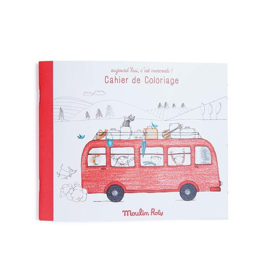 MOULIN ROTY Libros +3 Libro de colorear Hoy es miércoles 713132