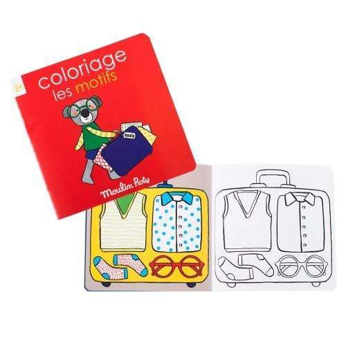 MOULIN ROTY Libros Libro para pintar Los Motivos 661607