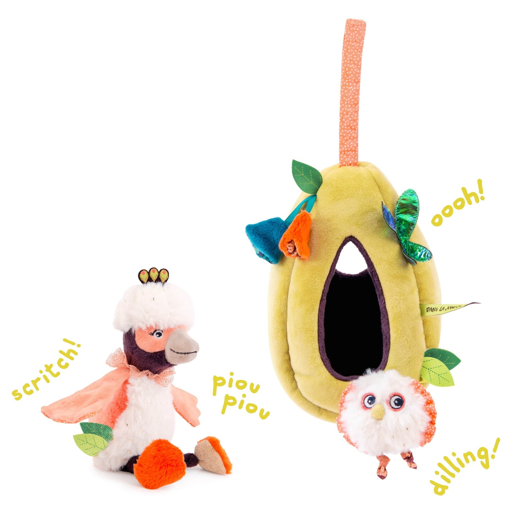 MOULIN ROTY Peluches Nido de Pájaros de actividades para colgar 668080