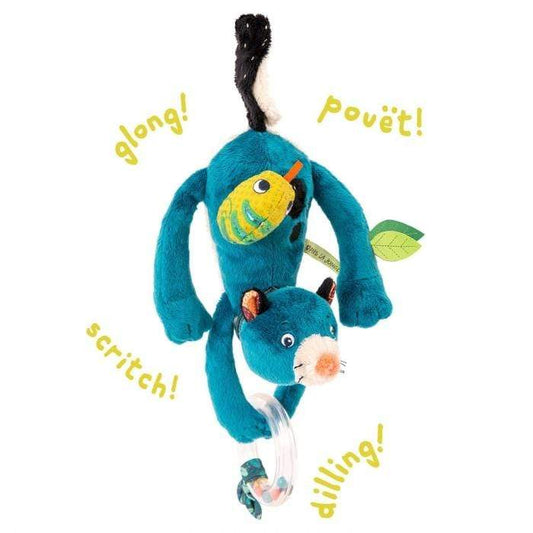 MOULIN ROTY Peluches Pantera Peluche de Actividades  Pequeña Dans la Jungle 668076