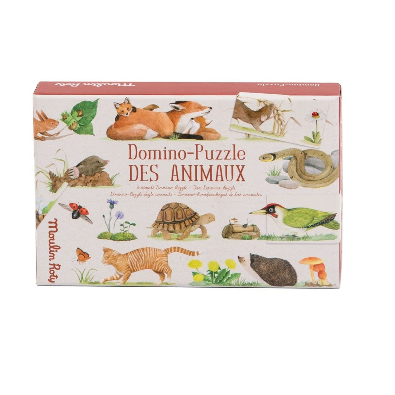 MOULIN ROTY Puzzles y encajes Rompecabezas De Dominó De Animales 712419