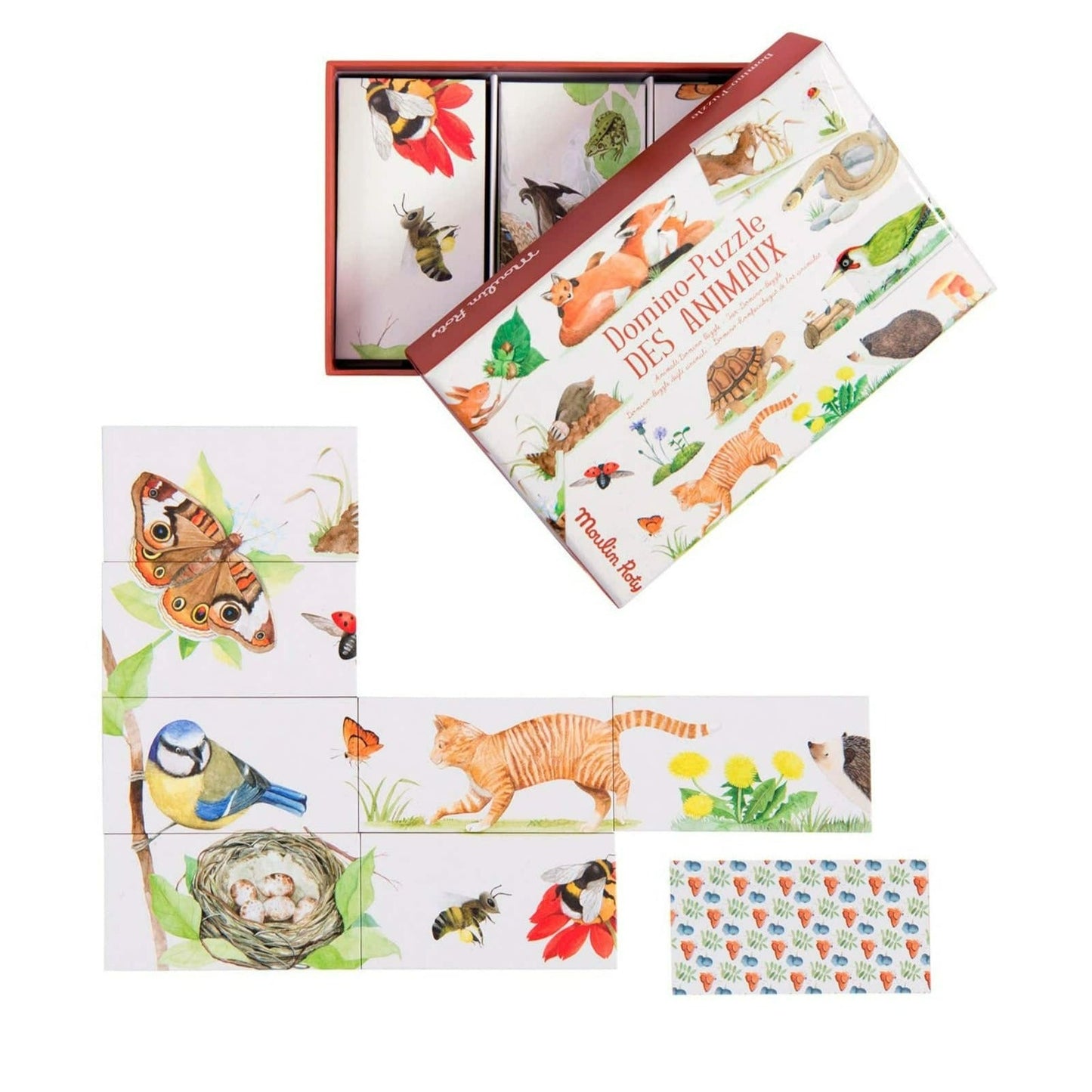 MOULIN ROTY Rompecabezas De Dominó De Animales