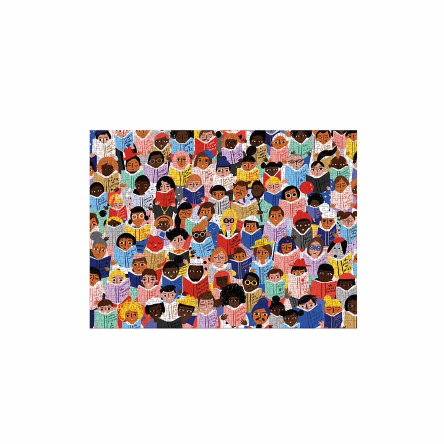 MUDPUPPY Puzzles y encajes Puzzle Club de lectura de 1000 piezas 62628