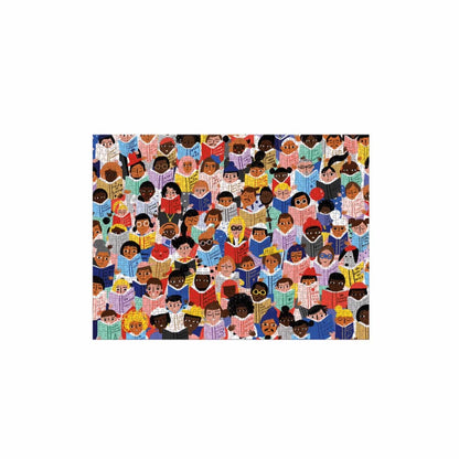 MUDPUPPY Puzzles y encajes Puzzle Club de lectura de 1000 piezas 62628