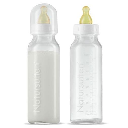 Natursutten Mamadera 2 mamaderas de vidrio 240 ml. MAMADERAS-2X-VIDRIO-240ML
