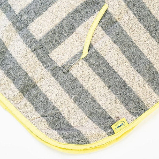 NEN Accesorios bebé Poncho Toalla Gris Talla 1-3 NEN024