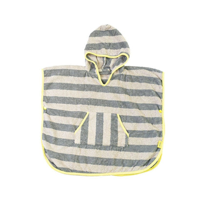 NEN Accesorios bebé Poncho Toalla Gris Talla 4-6 NEN025