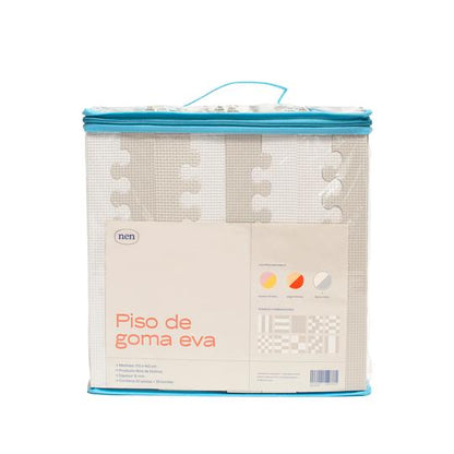 NEN Alfombra De Goma Eva nen Blanco/Gris NEN003