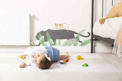 NEN Decoración Alfombra De Goma Eva NEN Blanco/Greige NEN003