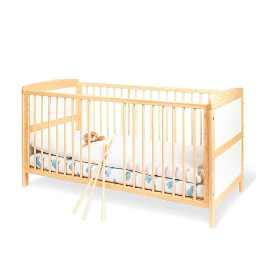 Pichintun Cuna De Madera Florian 140 x 70 Con Colchon