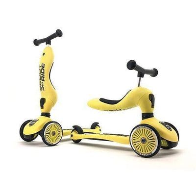 Scooter 2 en 1 Highwaykick Lemon - Scoot and Ride
