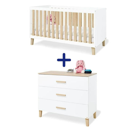 PINOLINO cunas Set Cuna y Mudador Lumi PL1655239088544