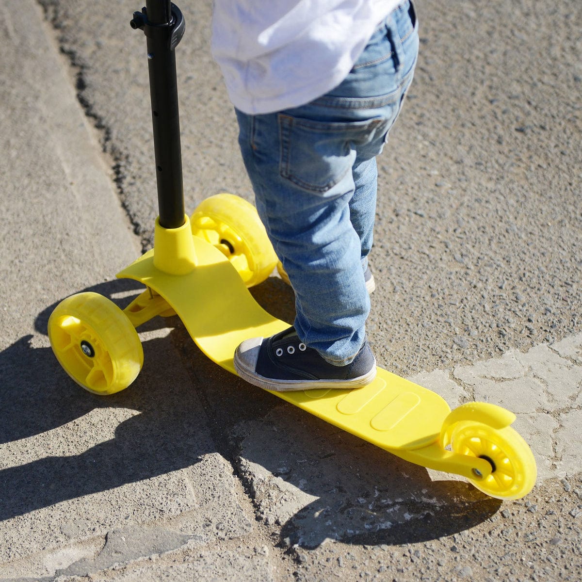 Roda Scooter Scooter Roda Amarillo Lemon 1213