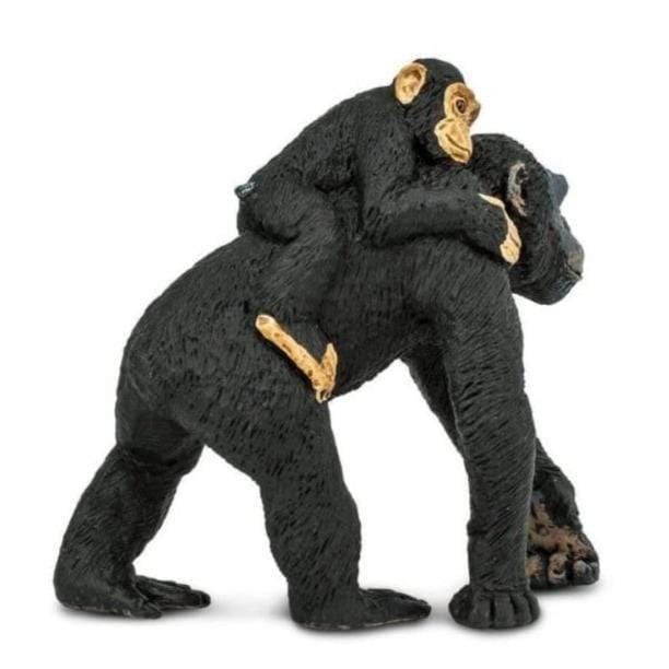 SAFARI Animales y Dinosaurios Chimpancé con Bebé Coleccionable SA295929