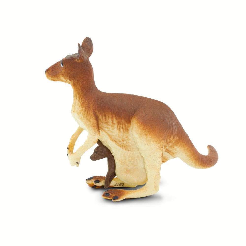 SAFARI Animales y Dinosaurios Coleccionables Canguro con bebé Coleccionable SA292029