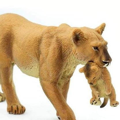 SAFARI Animales y Dinosaurios Coleccionables Leona con Cachorro Coleccionable SA225229