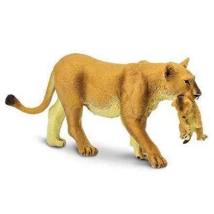 SAFARI Animales y Dinosaurios Coleccionables Leona con Cachorro Coleccionable SA225229