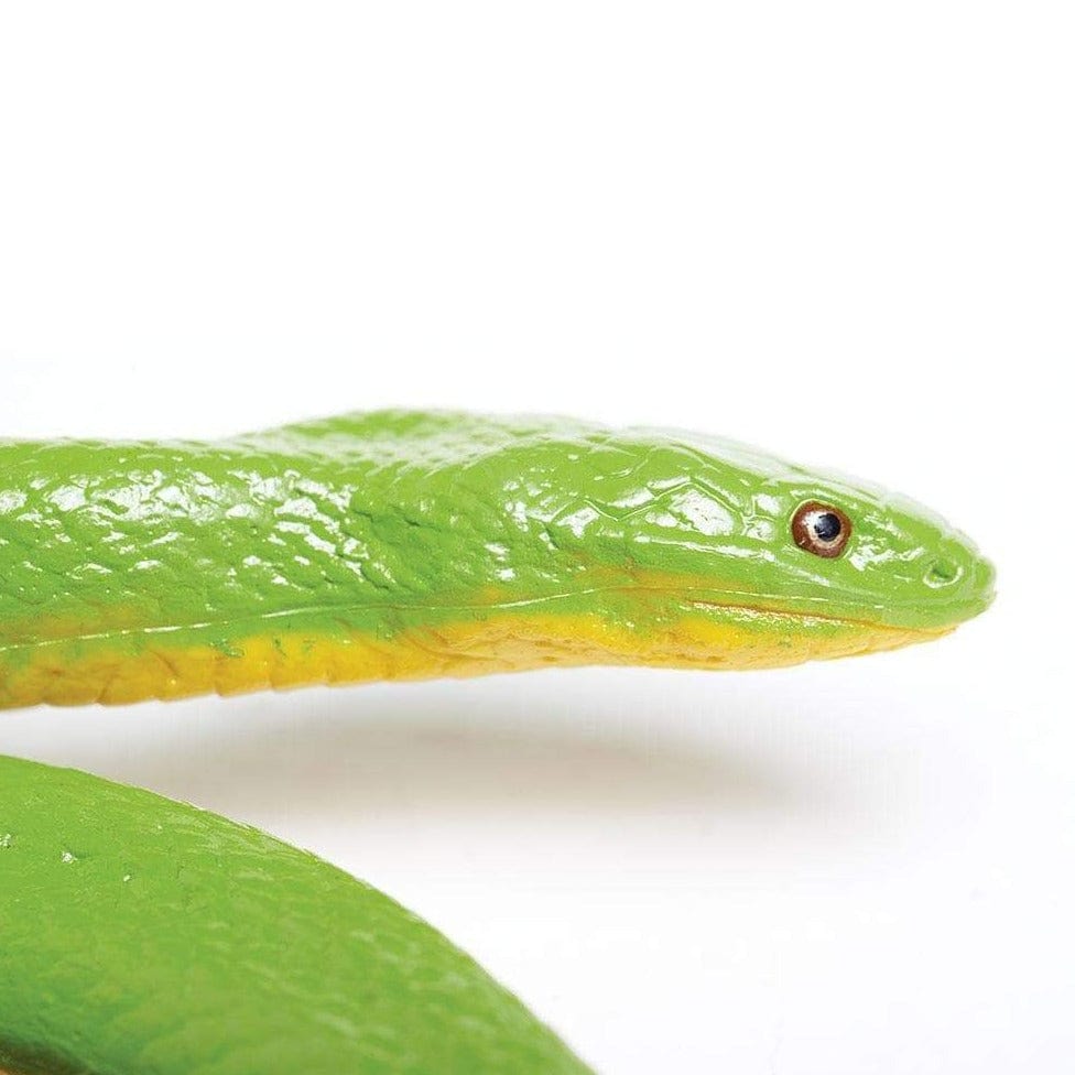 SAFARI Animales y Dinosaurios Coleccionables Serpiente Verde Áspera Coleccionable SA257729